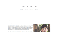 Desktop Screenshot of emilycooley.com